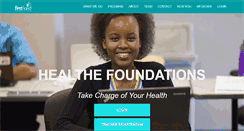 Desktop Screenshot of healthefoundations.org